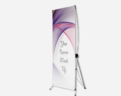 X-Style Collapsible Outdoor Banner Stand